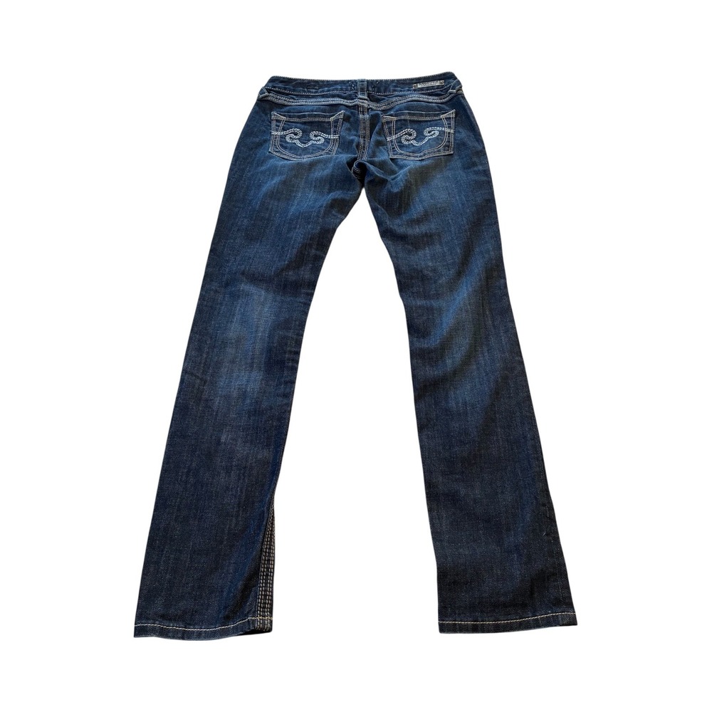 ReRock Republic Jeans Womens 8R Dark‎ Wash Denim Skinny Embellished Pockets - Picture 3 of 11